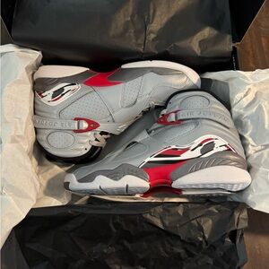 DeadStock Jordan Air 8 Retro SP “Reflection of a Champion” Silver Men Size 9